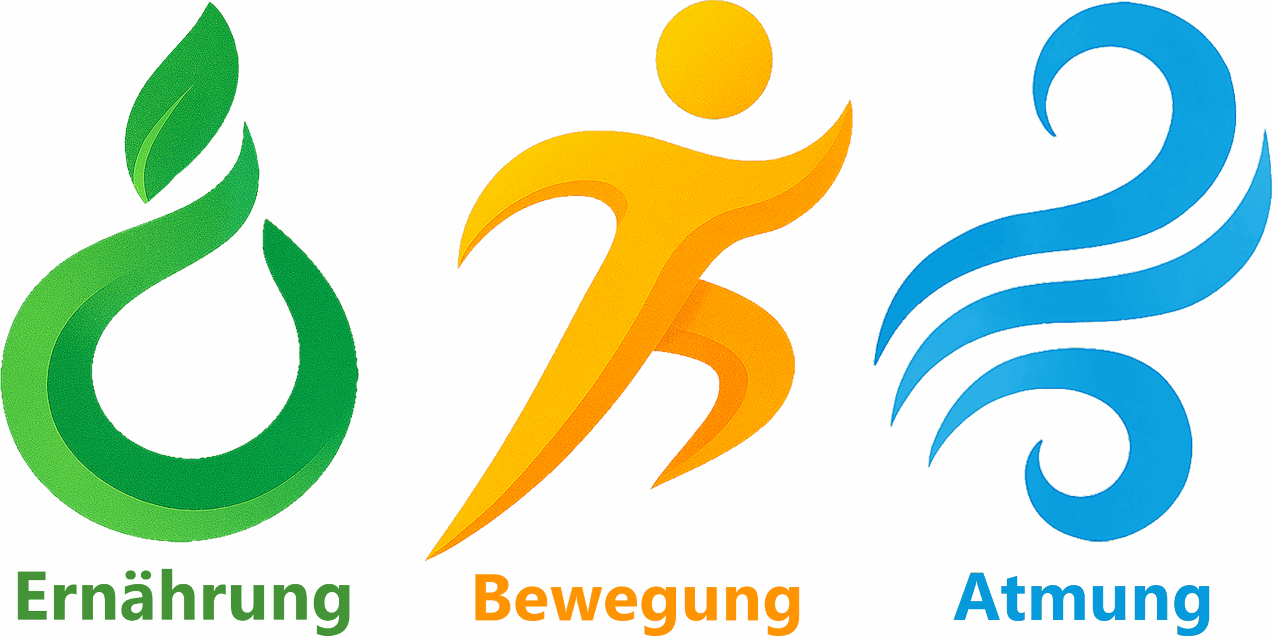 icons green yellow blue